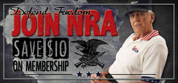 Gunny Ermey says Save $10.00 and JOIN the NRA TODAY!
